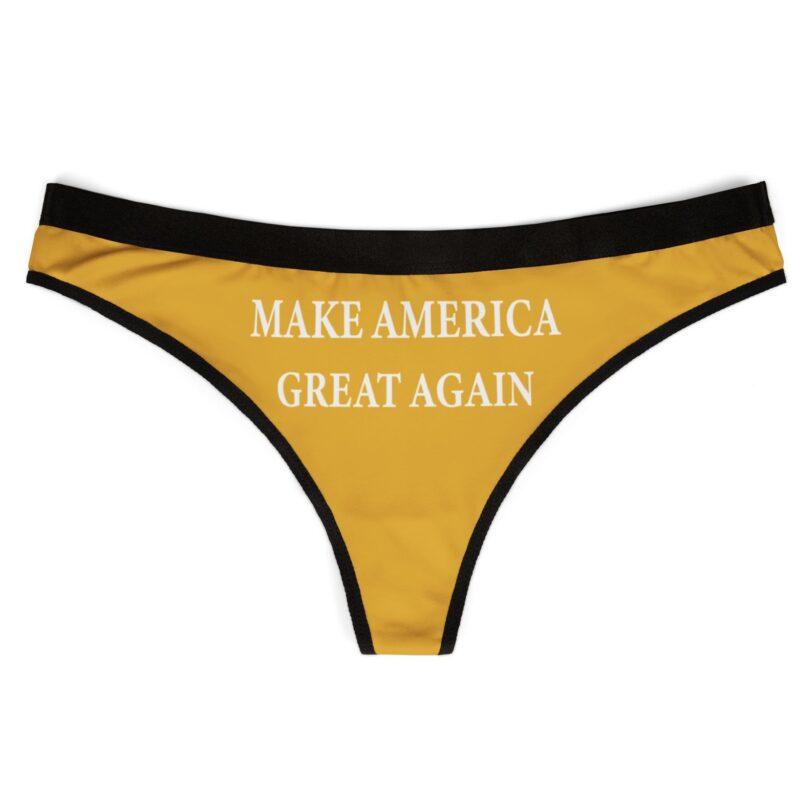 Gold MAGA Thong