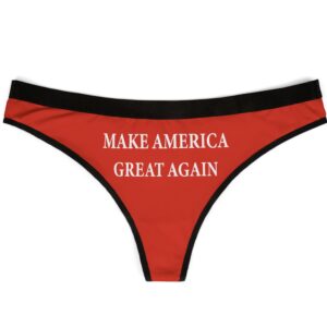 MAGA Thong - Donald Trump thong on Victoria’s Secret Panty