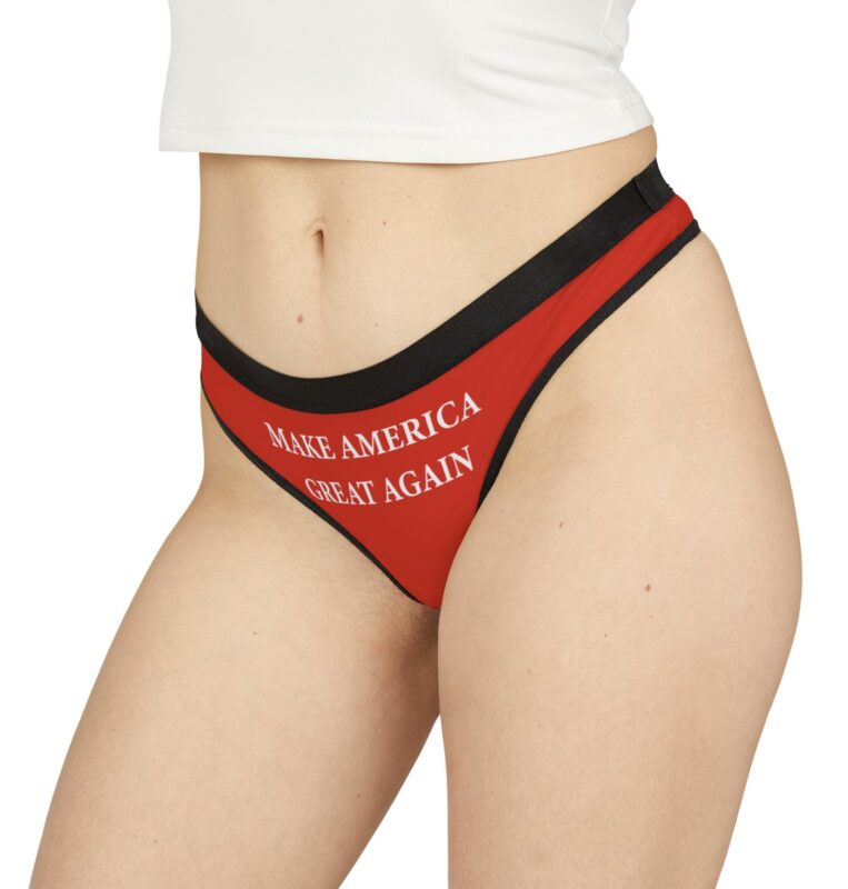 MAGA Thong - Donald Trump thong on Victoria’s Secret Panty